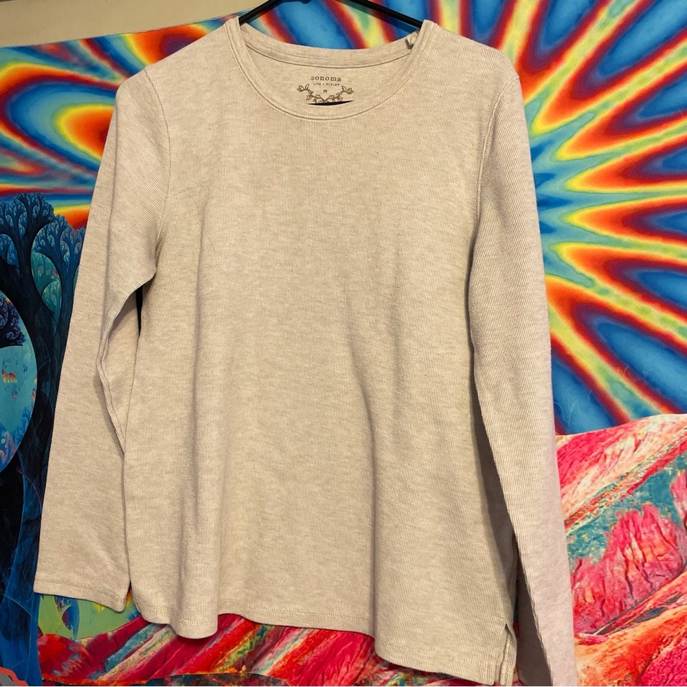 sonoma Grey Long Sleeve Top